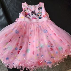 NW LOL Doll Dress 8-10